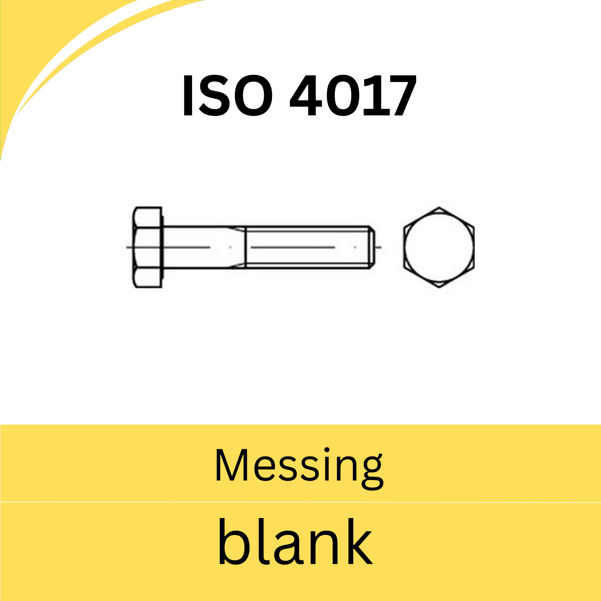 Bild für Kategorie ➤ Kategorie: ISO 4017 Messing (blank)